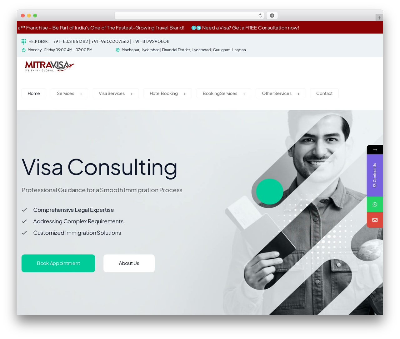 Evisa WordPress theme - mitravisa.com Evisa WordPress theme - mitravisa.com