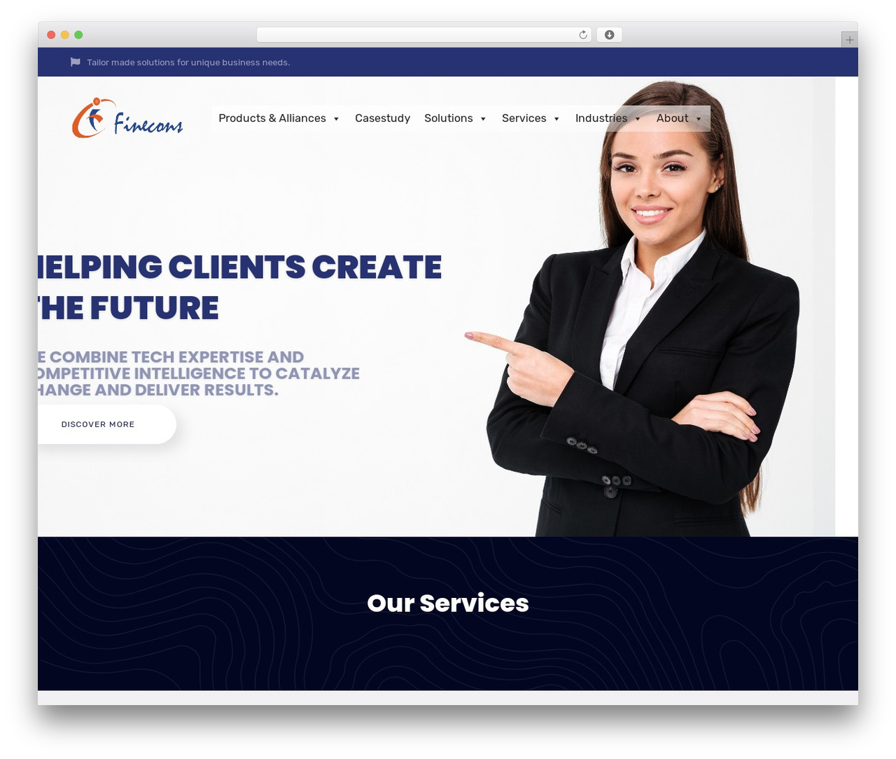 GLB WordPress theme - finecons.com
