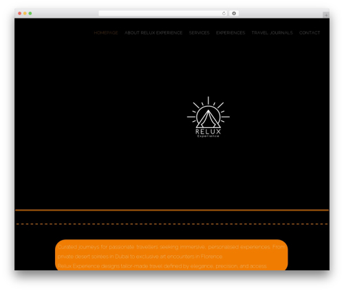 Rabbit WordPress theme - reluxexperience.com