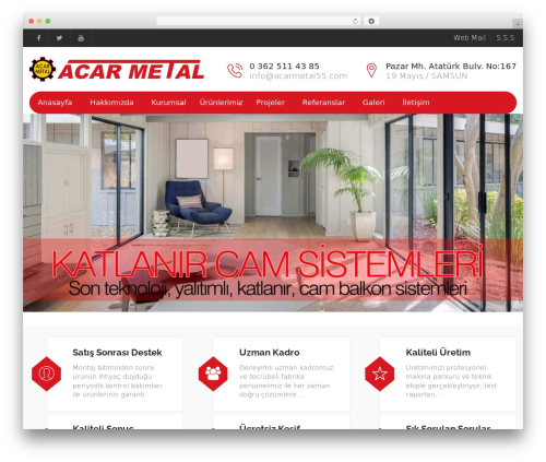 radiuswp WordPress theme - acarmetal55.com