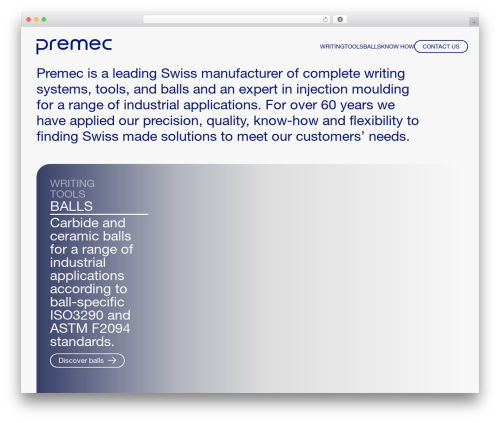 Theme WordPress Minerva Theme - premec.ch