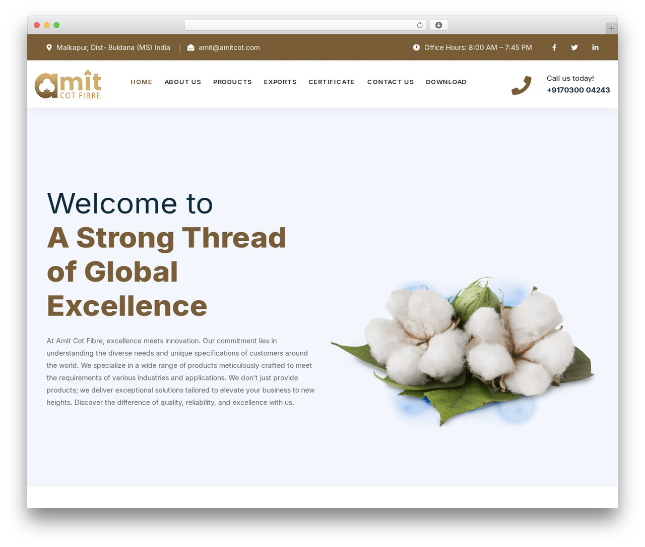 Theme WordPress Tanda - amitcotfibre.com Theme WordPress Tanda - amitcotfibre.com