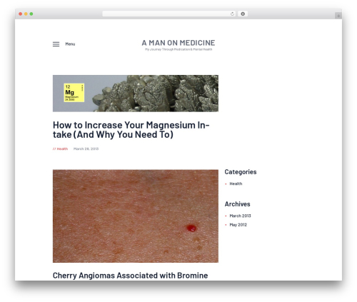 Theme WordPress GutenType - amanonmedicine.com