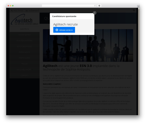 Vertikal WordPress theme - agilitech.fr