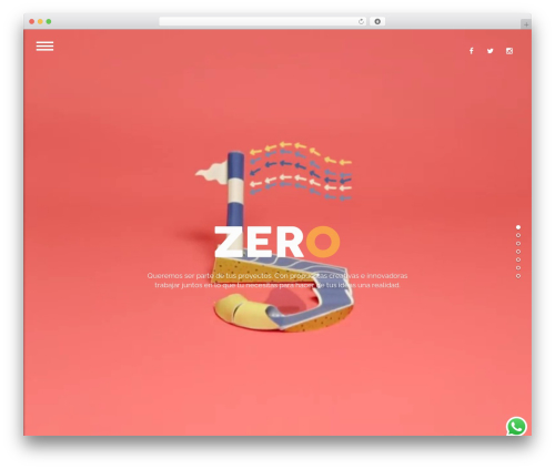 Wizard best WordPress theme - agenciazero.co