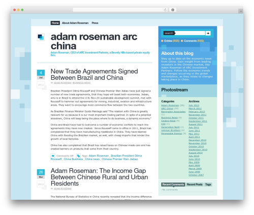 WordPress theme Compositio - adamroseman-arc.com