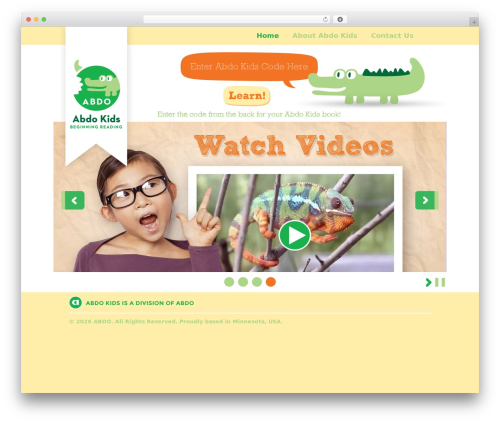 WordPress theme Abdo Kids - abdokids.com