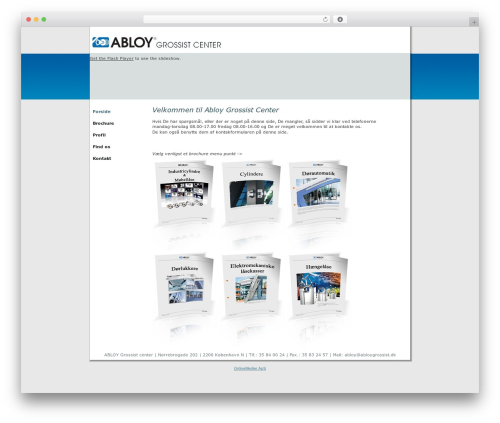 WordPress theme abloy - abloygrossist.dk