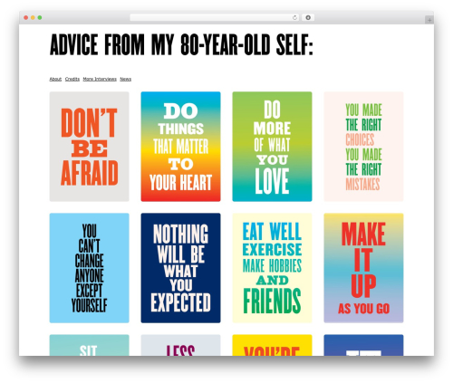WordPress theme Grid Theme Responsive - advicefrommyeightyyearoldself.com