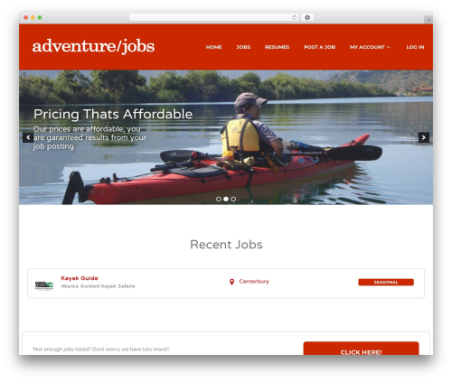 Wp job manager indeed integration WordPress plugin - adventurejobs.co.nz
