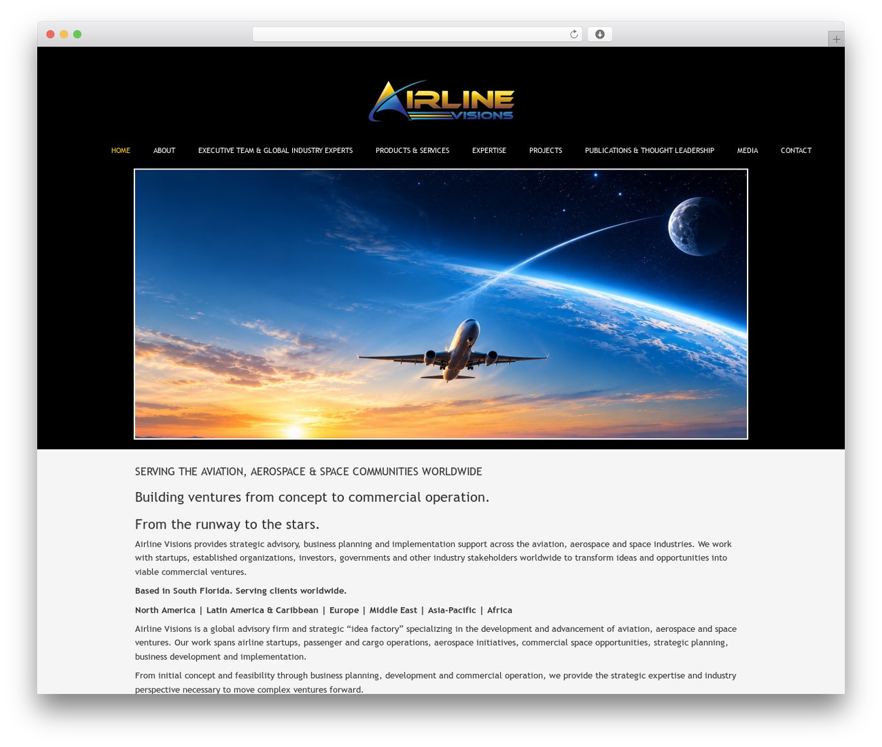 WordPress theme Method - airlinevisions.com