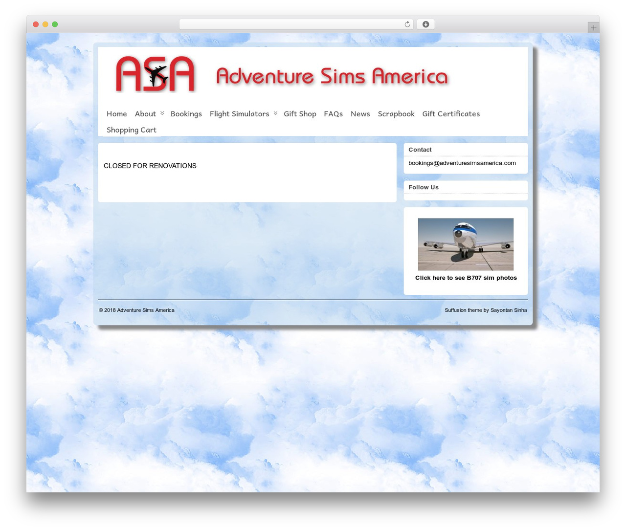 WordPress theme Suffusion - adventuresimsamerica.com