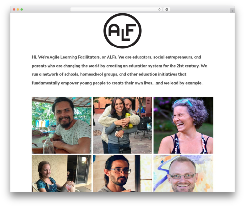 WP theme Make - alf.agilelearningcenters.org