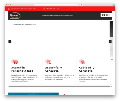 CCTV Security System Pro WordPress theme - virtualsecuritynet.com