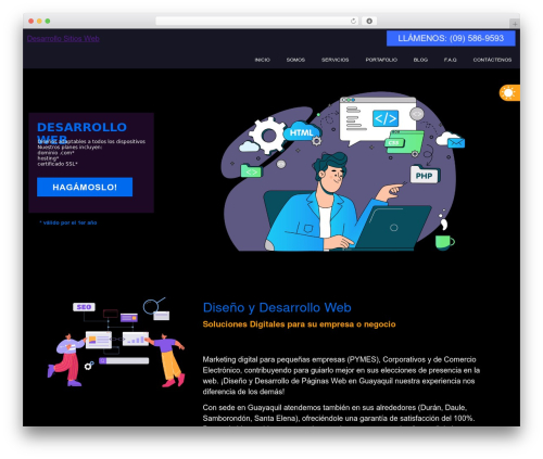 DesarrolloWeb WordPress theme - desarrollositiosweb.com