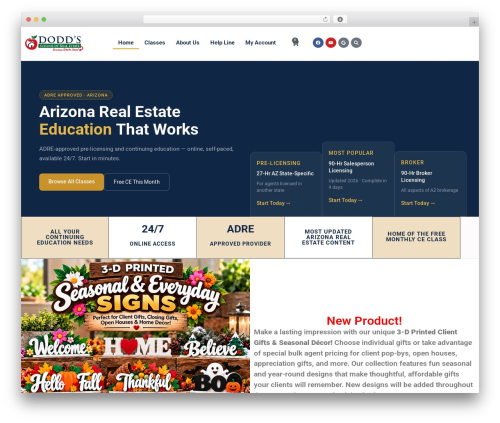 Hello Elementor WordPress theme - doddsre.com
