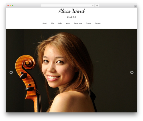 Audio player oogiechetos WordPress plugin - aliciawardcello.com
