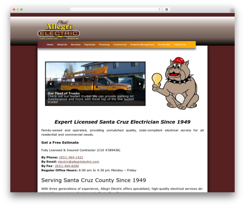 MSH Responsive Theme theme WordPress - allegrielectric.com