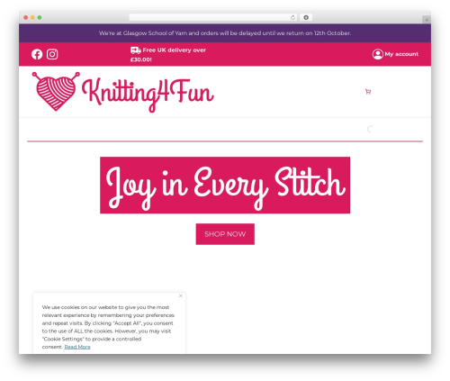 PicoStrap5 Child Base WP theme - knitproneedles.co.uk