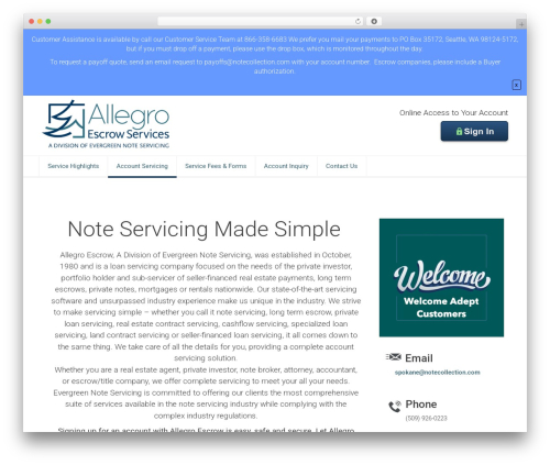 Theme WordPress Florida - allegroescrow.com