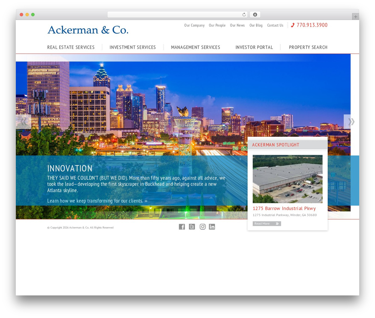 Ackerman best WordPress theme - ackermanco.com Ackerman best WordPress theme - ackermanco.com