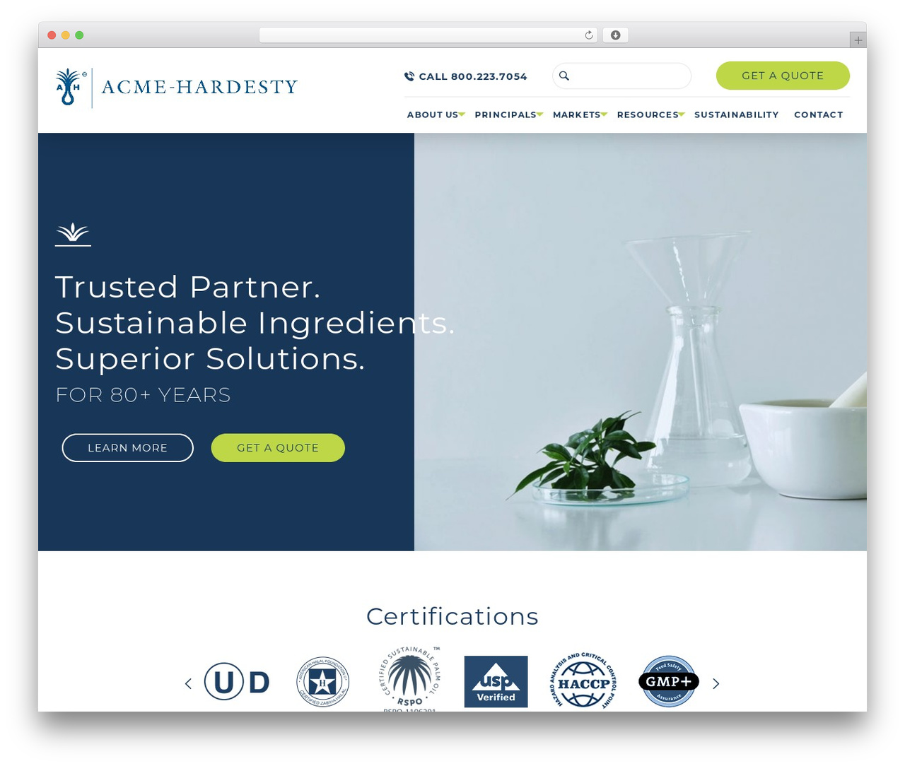 AcmeHardesty best WordPress theme - acme-hardesty.com