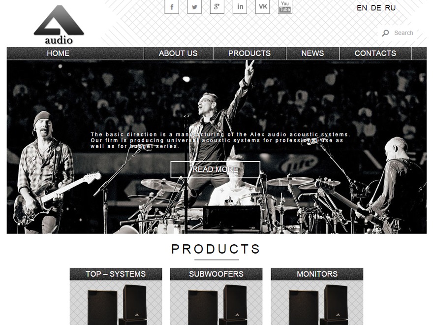 Audio WordPress theme