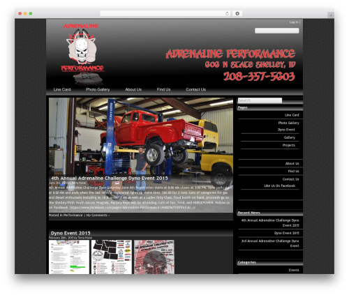 Wp showcase WordPress plugin - adrenalineperformance.net