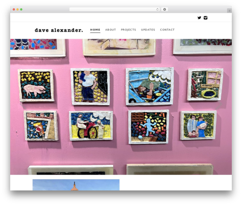 Creator Responsive WordPress Theme WP theme - alexanderdave.com