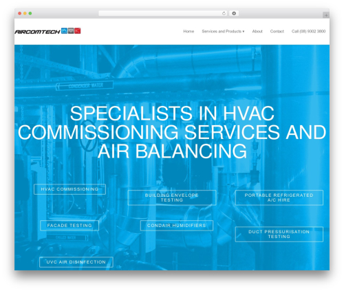 DMS theme WordPress - aircomtech.com.au