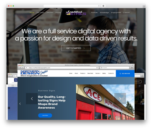 EasyWeb WordPress website theme - amplifiedmetrics.com