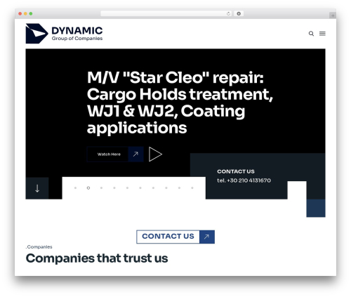 Industrium WordPress theme for business - dynamiccogroup.com