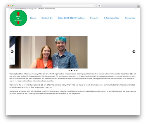 Screenreader WordPress plugin - alliesinadvocacy.com