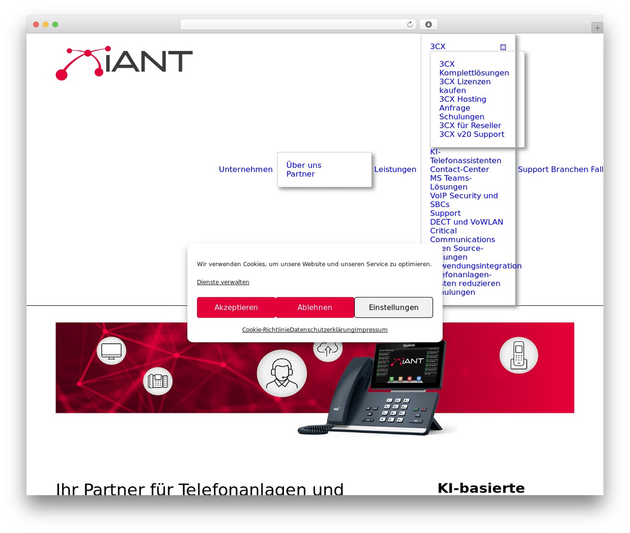Uncode WordPress theme design - iant.de