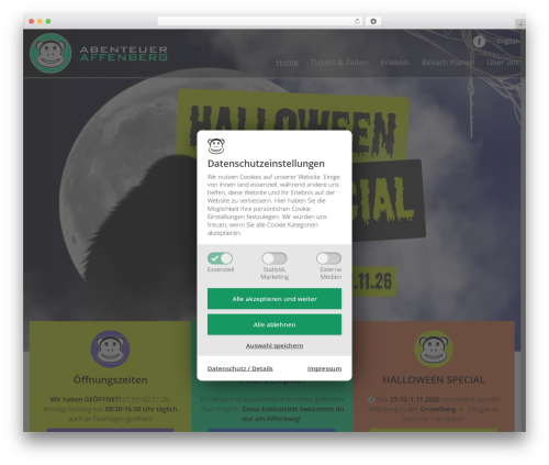 Pp cookie banner WordPress plugin - affenberg.com