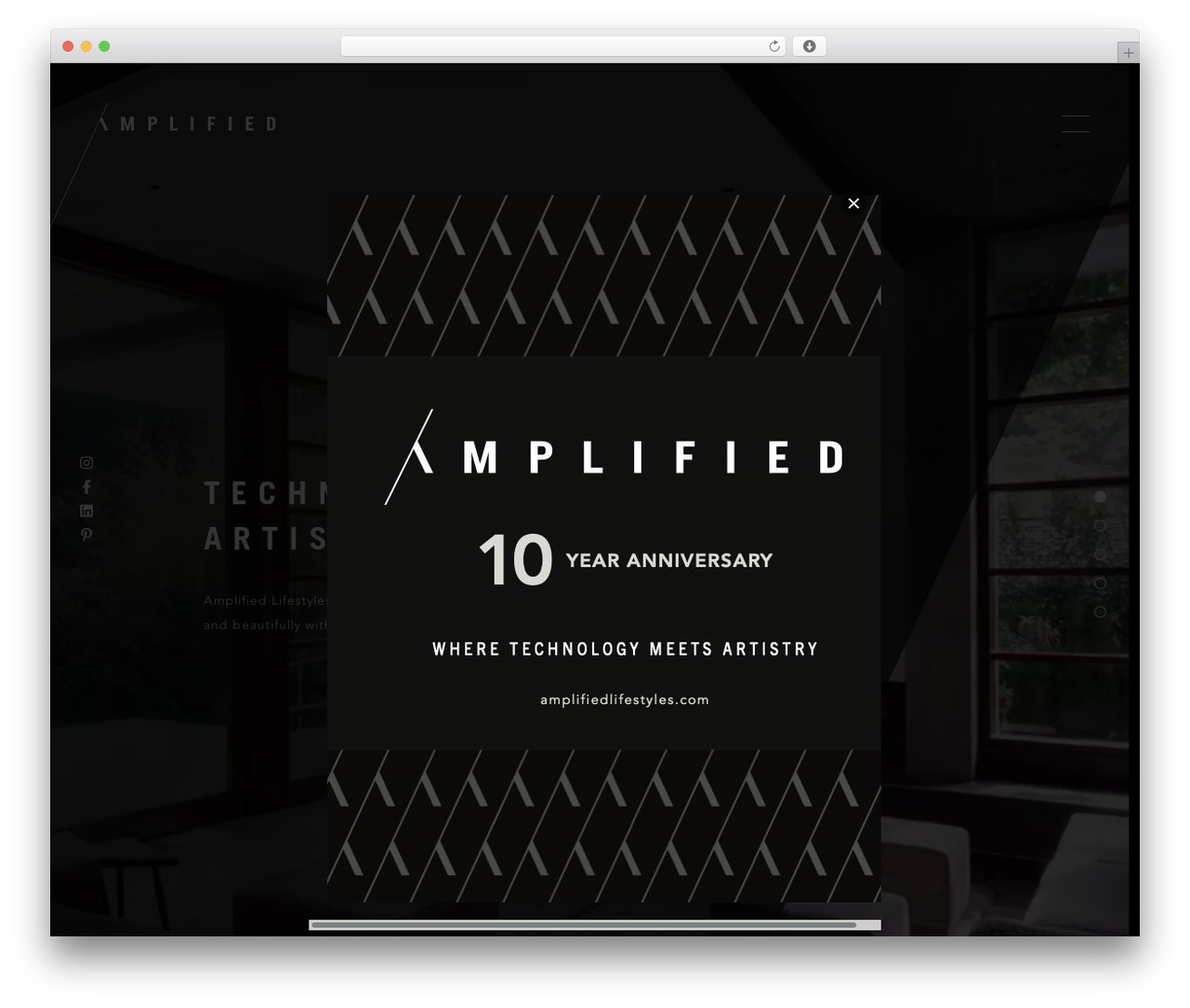WordPress theme Amplified - amplifiedlifestyles.com