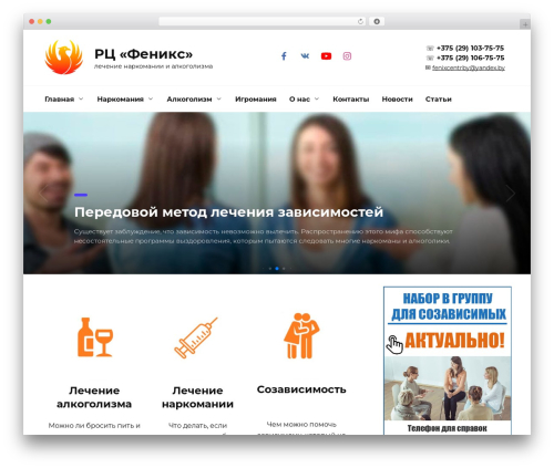 Wpstories WordPress plugin - fenix-centr.by