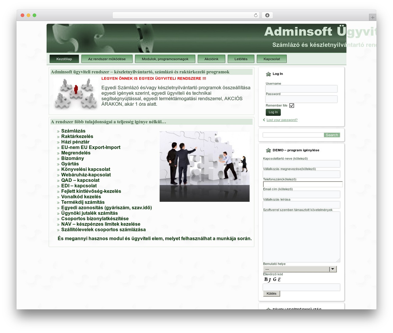 adminsoft WP theme - adminsoft.hu