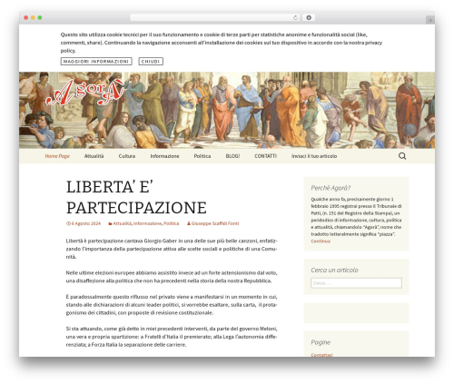 Agora WordPress theme - agoraonline.info