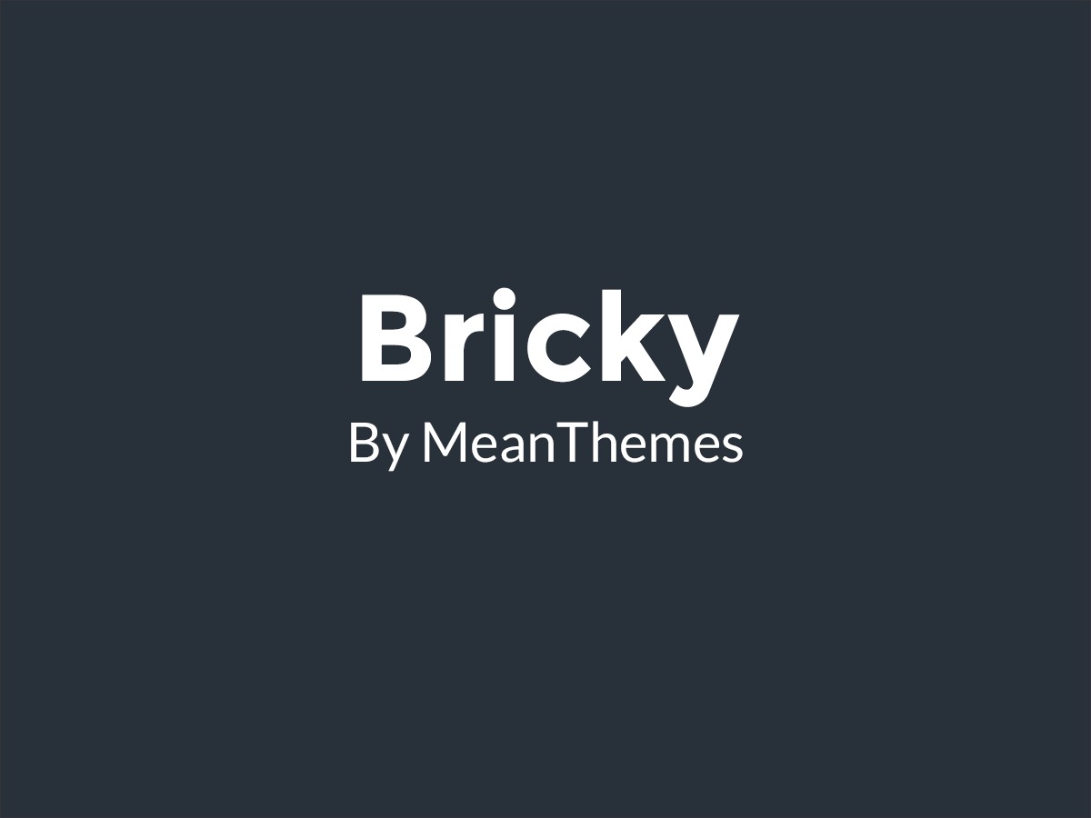 Bricky theme WordPress Bricky theme WordPress