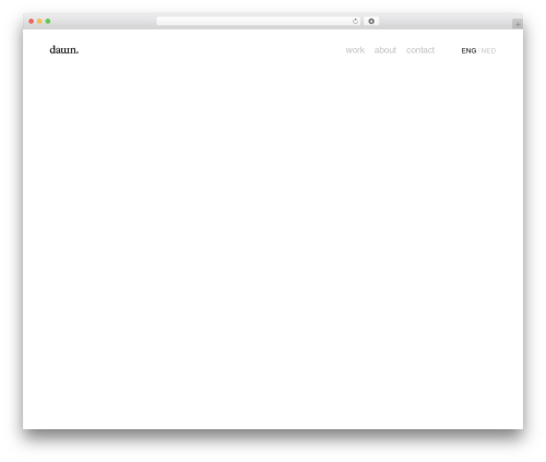 Dawn theme WordPress - dawn.nl