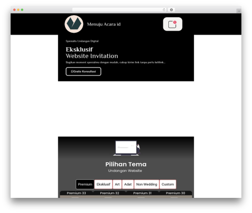 Weddingpress WordPress plugin - menujuacara.id