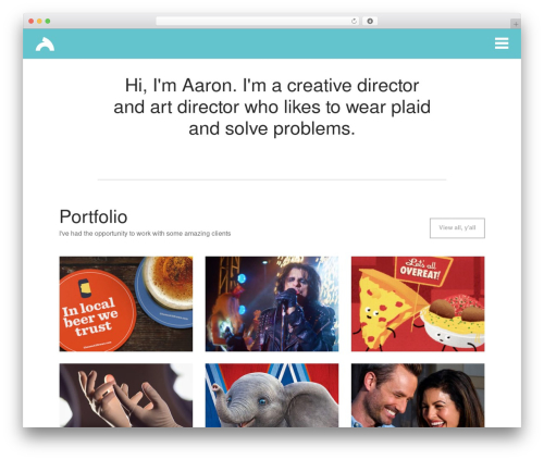 Port WordPress theme - aaroncastiglione.com