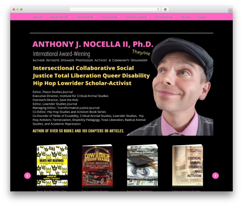 Publisher WordPress theme - anthonynocella.org