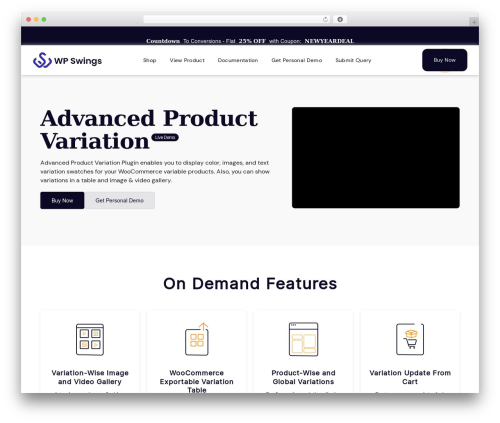 Advanced product variation WordPress plugin - demo.wpswings.com/advanced-product-variation