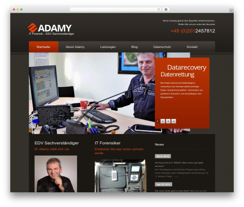 theme1750 WordPress theme - adamy-essen.de