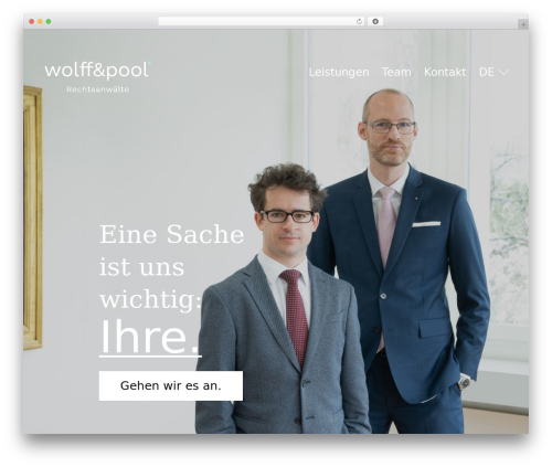 w3code wolffpool WordPress theme - wolffpool.ch
