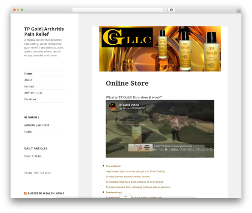 WordPress Theme Number top WordPress theme - tpgold.com