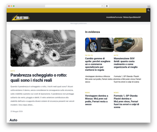 WordPress website theme Evolveit Theme - chilometrando.it