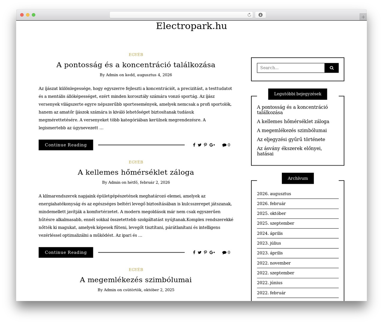 Writee WordPress theme - electropark.hu Writee WordPress theme - electropark.hu